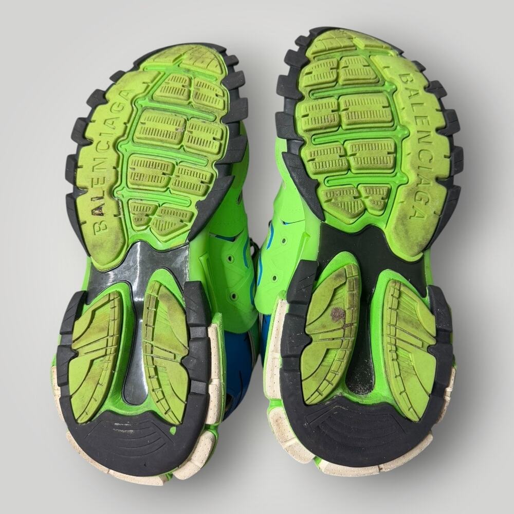 Balenciaga Track Trainers Green Blue Men’s sz 12 - Picture 5 of 15